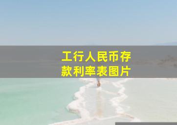 工行人民币存款利率表图片