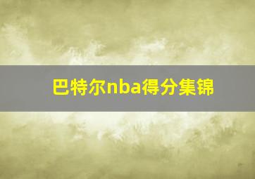 巴特尔nba得分集锦