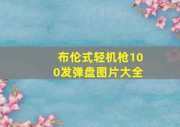 布伦式轻机枪100发弹盘图片大全