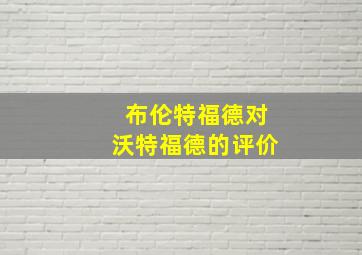 布伦特福德对沃特福德的评价