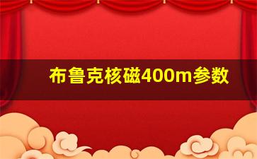 布鲁克核磁400m参数