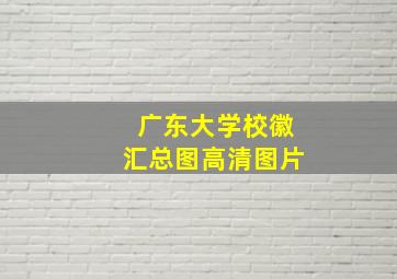 广东大学校徽汇总图高清图片