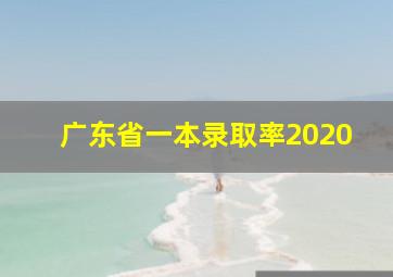 广东省一本录取率2020