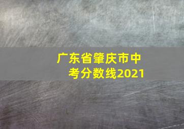 广东省肇庆市中考分数线2021