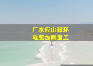 广水应山磁环电感线圈加工