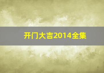 开门大吉2014全集