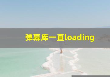 弹幕库一直loading