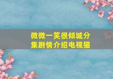 微微一笑很倾城分集剧情介绍电视猫