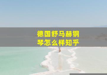 德国舒马赫钢琴怎么样知乎