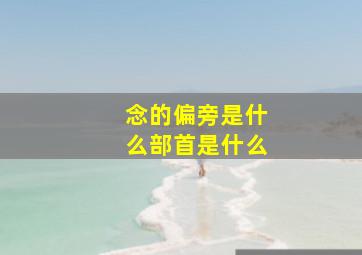 念的偏旁是什么部首是什么