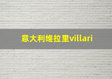 意大利维拉里villari