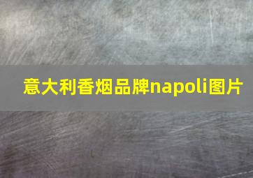 意大利香烟品牌napoli图片