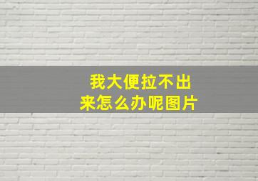 我大便拉不出来怎么办呢图片