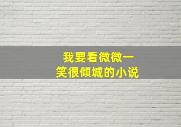 我要看微微一笑很倾城的小说