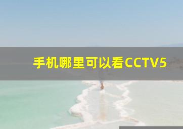 手机哪里可以看CCTV5