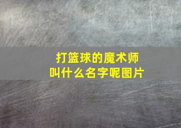 打篮球的魔术师叫什么名字呢图片