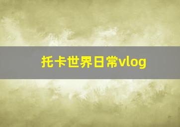 托卡世界日常vlog