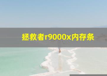 拯救者r9000x内存条