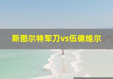 斯图尔特军刀vs伍德维尔