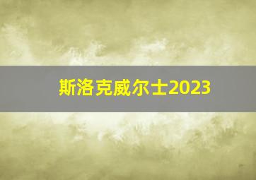 斯洛克威尔士2023