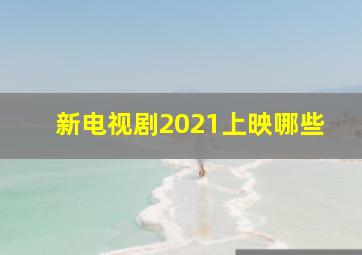 新电视剧2021上映哪些