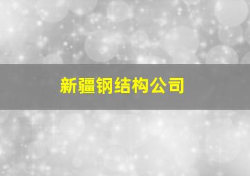 新疆钢结构公司