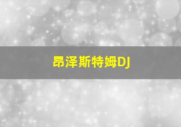 昂泽斯特姆DJ