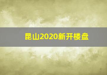 昆山2020新开楼盘