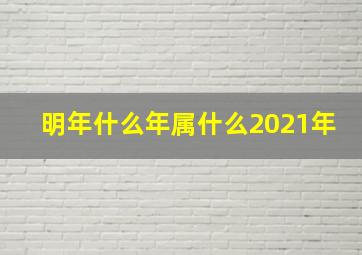 明年什么年属什么2021年