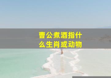 曹公煮酒指什么生肖或动物