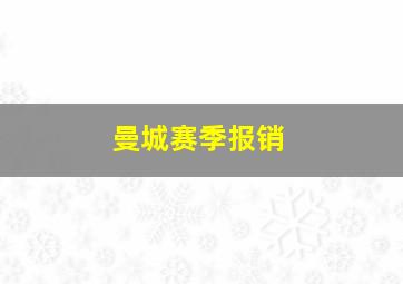 曼城赛季报销