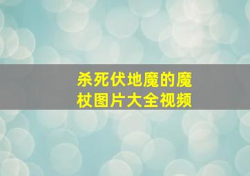 杀死伏地魔的魔杖图片大全视频