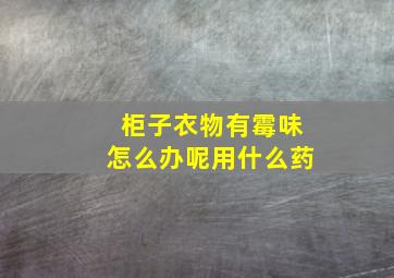 柜子衣物有霉味怎么办呢用什么药