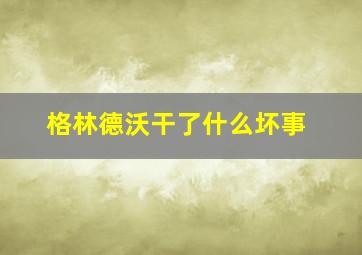 格林德沃干了什么坏事