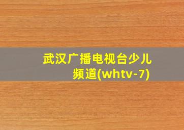 武汉广播电视台少儿频道(whtv-7)