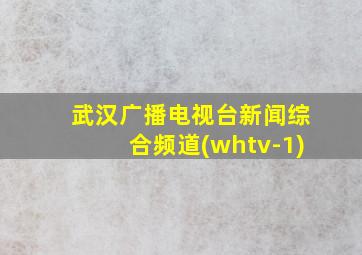 武汉广播电视台新闻综合频道(whtv-1)