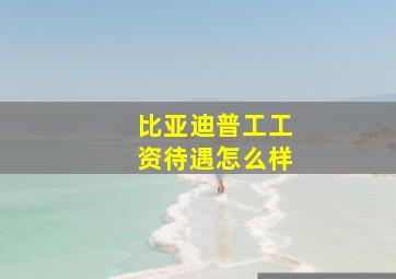 比亚迪普工工资待遇怎么样