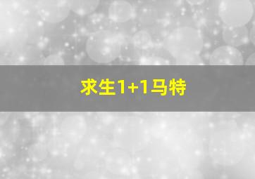 求生1+1马特