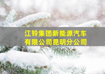 江铃集团新能源汽车有限公司昆明分公司