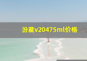 汾藏v20475ml价格