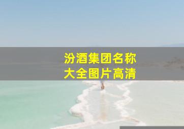 汾酒集团名称大全图片高清