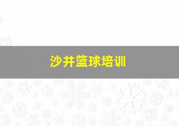 沙井篮球培训