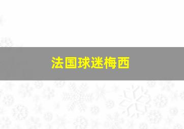 法国球迷梅西