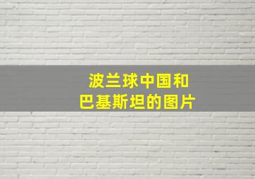 波兰球中国和巴基斯坦的图片