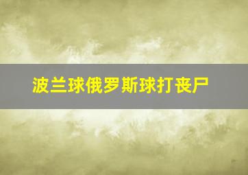 波兰球俄罗斯球打丧尸