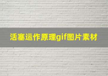 活塞运作原理gif图片素材