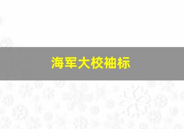 海军大校袖标