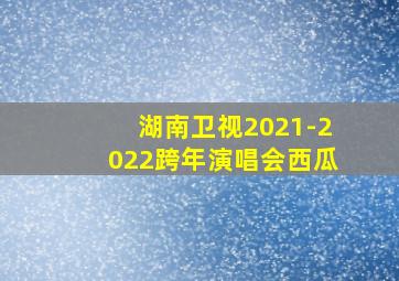 湖南卫视2021-2022跨年演唱会西瓜