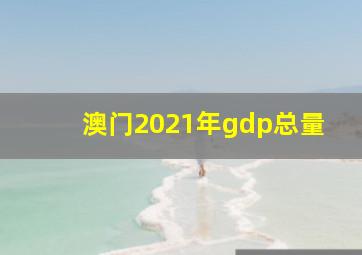 澳门2021年gdp总量