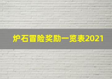 炉石冒险奖励一览表2021